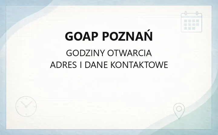 GOAP Poznań - kontakt, deklaracje, stawki opłat za śmieci