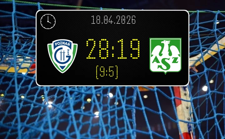 [PIŁKA RĘCZNA] ENEA WKS Grunwald Poznań – AKPR AZS AWF Biała Podlaska 28:19 w Lidze Centralnej – mocny krok poznaniaków w 23. kolejce