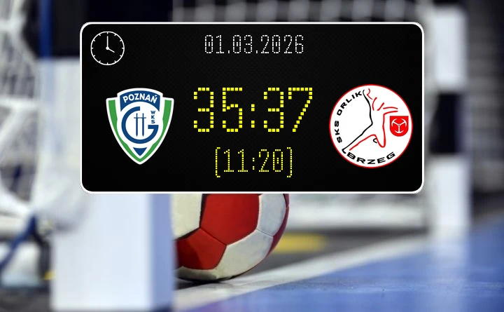 [PIŁKA RĘCZNA] ENEA WKS Grunwald Poznań II – SKS ORLIK Brzeg 35:37 – I Liga Mężczyzn (Grupa B), 18. kolejka