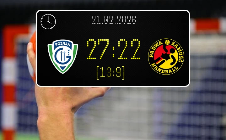 [PIŁKA RĘCZNA] ENEA WKS Grunwald Poznań – KPR Padwa Zamość 27:22 – Liga Centralna, kolejka 17