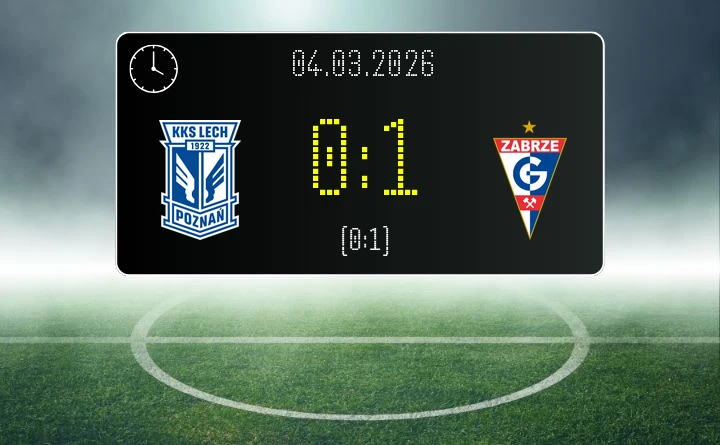 [PIŁKA NOŻNA] Puchar Polski – Ćwierćfinał: Lech Poznań – Górnik Zabrze 0:1