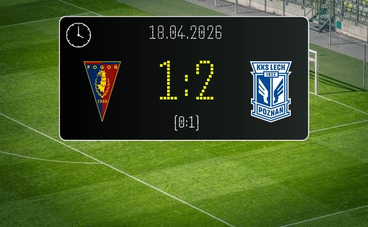 [PIŁKA NOŻNA] Pogoń Szczecin – Lech Poznań 1:2 w PKO BP Ekstraklasie – lider wygrywa po nerwowym wieczorze