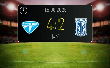 [PIŁKA NOŻNA] Błękitni Stargard – Lech Poznań II 4:2 w Betclic 3. Liga Grupa 2 (Grupa II). Hokejowa pierwsza połowa
