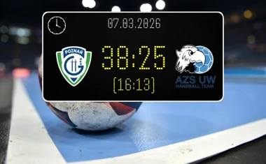 [PIŁKA RĘCZNA] ENEA WKS Grunwald Poznań – AZS UW Warszawa 38:25 – Liga Centralna, kolejka 19