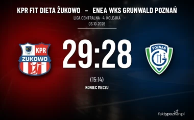 [PIŁKA RĘCZNA] Jeden gol różnicy w Lidze Centralnej – KPR Fit Dieta Żukowo – ENEA WKS Grunwald Poznań 29:28