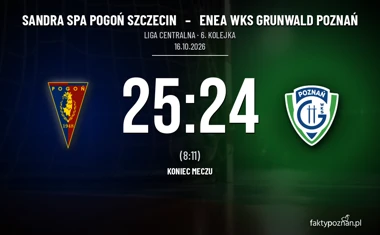 [PIŁKA RĘCZNA] Polok odmienił losy meczu w Lidze Centralnej – Sandra Spa Pogoń Szczecin – ENEA WKS Grunwald Poznań 25:24