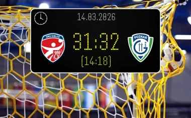 [PIŁKA RĘCZNA] SMS ZPRP Kielce – ENEA WKS Grunwald Poznań 31:32 – Liga Centralna, kolejka 20