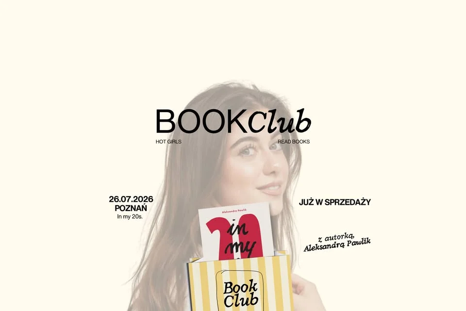 Grafika promocyjna wydarzenia BookClub by Bossier Poznań – lipcowe spotkanie