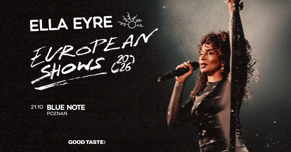 Grafika promocyjna wydarzenia Ella Eyre / Poznań – koncert