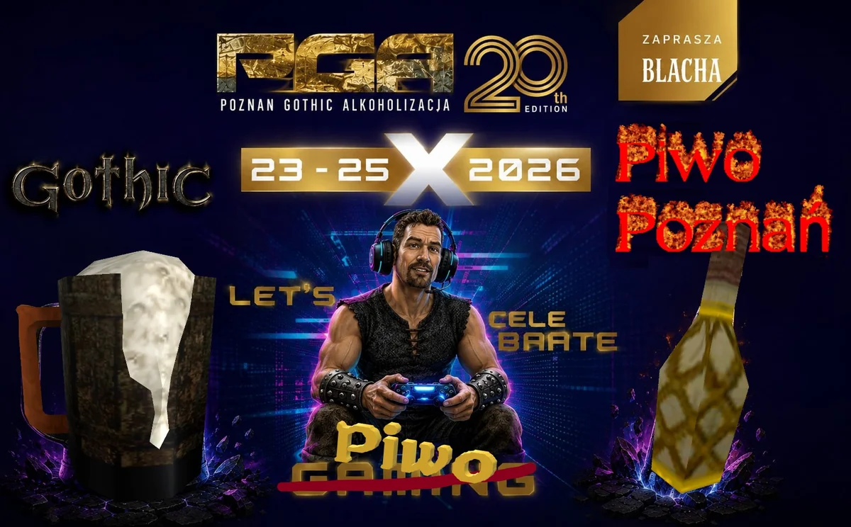 Grafika promocyjna wydarzenia Gothic Piwo Poznań vol. 20 – wieczór w pubie