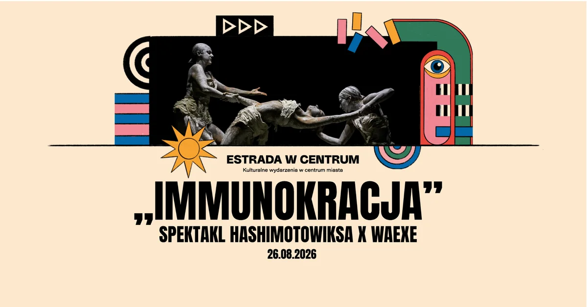 Grafika promocyjna wydarzenia IMMUNOKRACJA