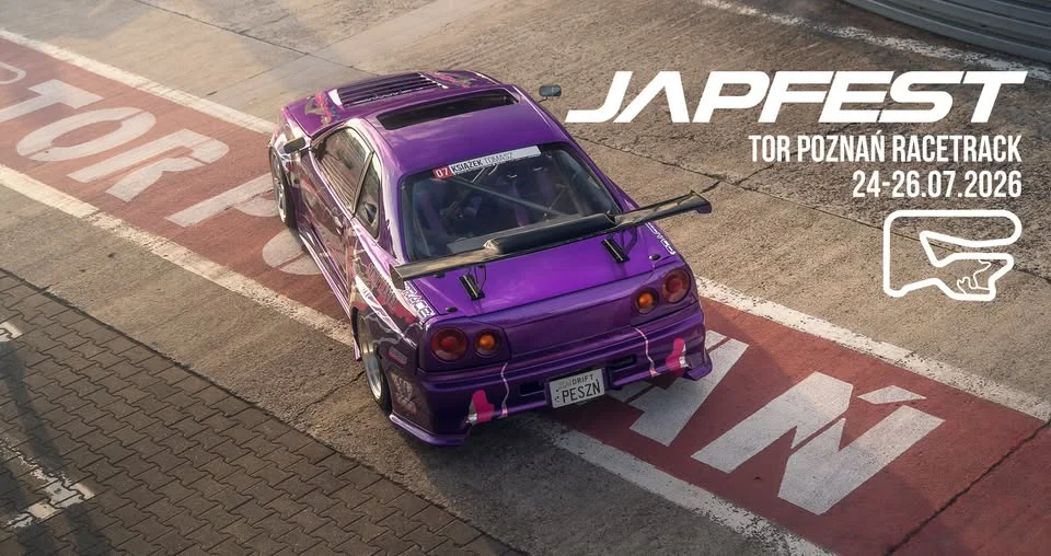 Grafika promocyjna wydarzenia JAPFEST 2026 – święto JDM