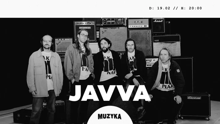 Grafika promocyjna wydarzenia JAVVA w Poznaniu — koncert promujący album „Pícaros”