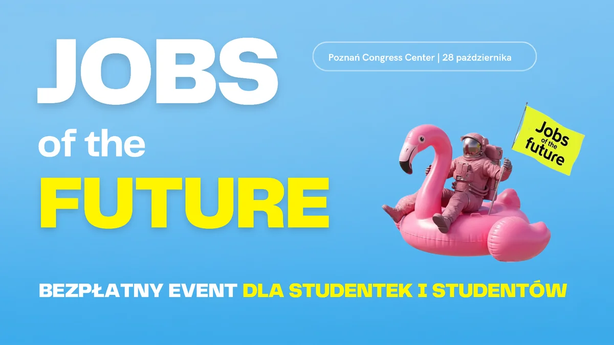 Grafika promocyjna wydarzenia Jobs of the Future