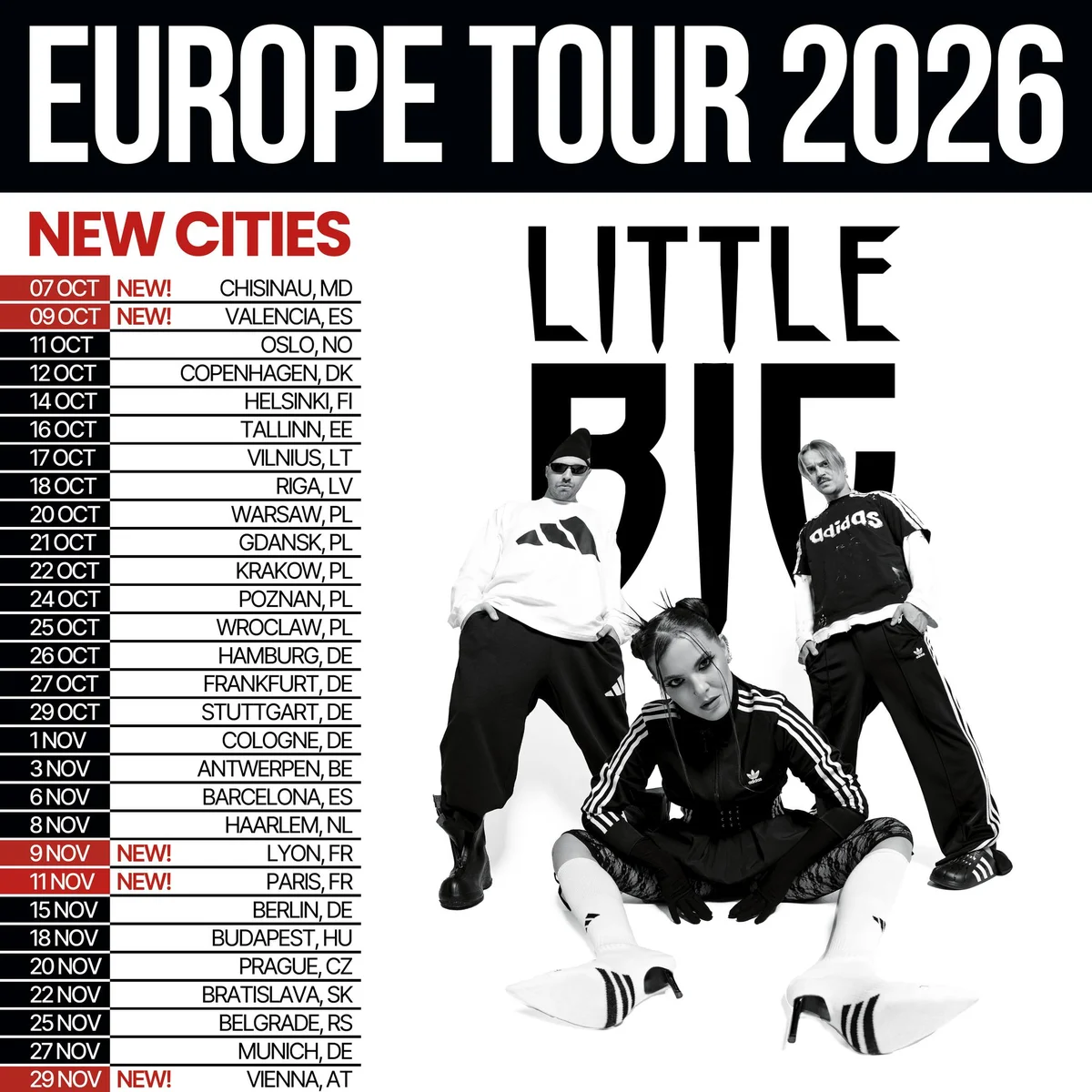 Grafika promocyjna wydarzenia Little Big Live Concert w Poznaniu