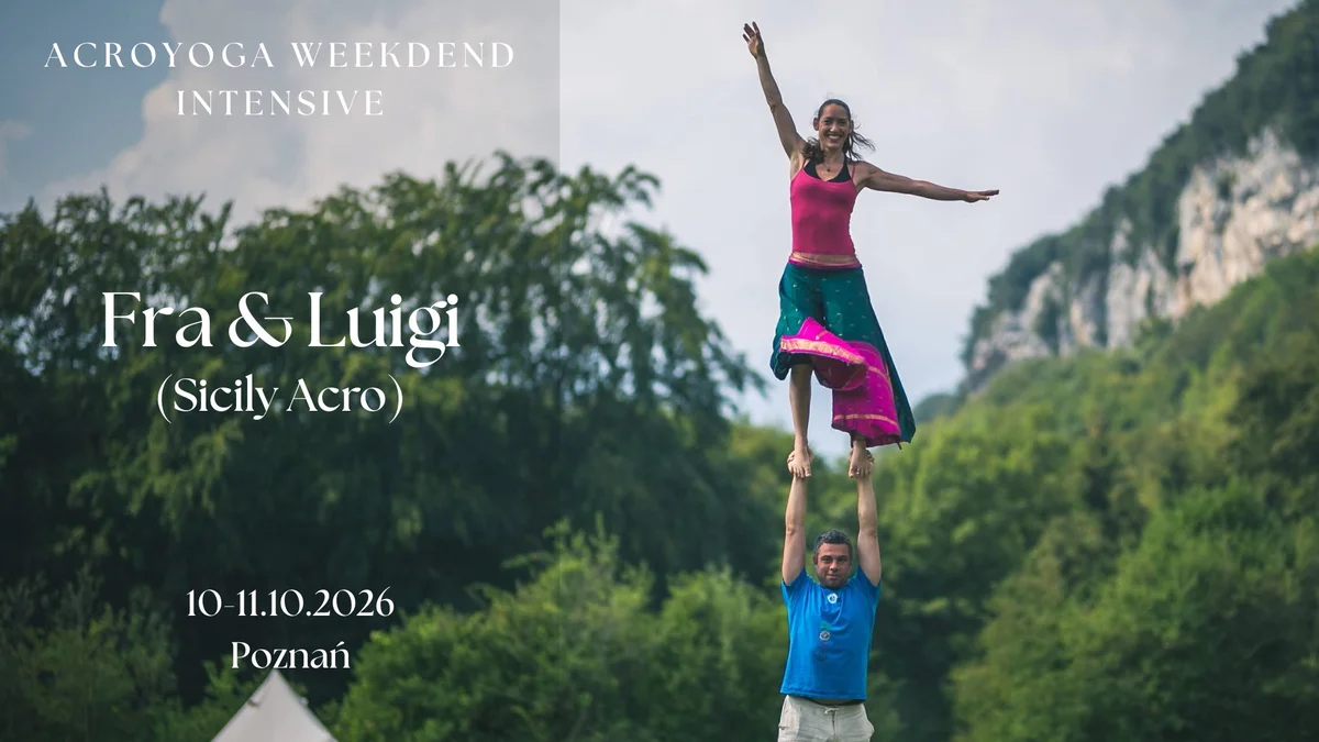 Grafika promocyjna wydarzenia Poznań - AcroYoga Weekend Intensive – warsztaty