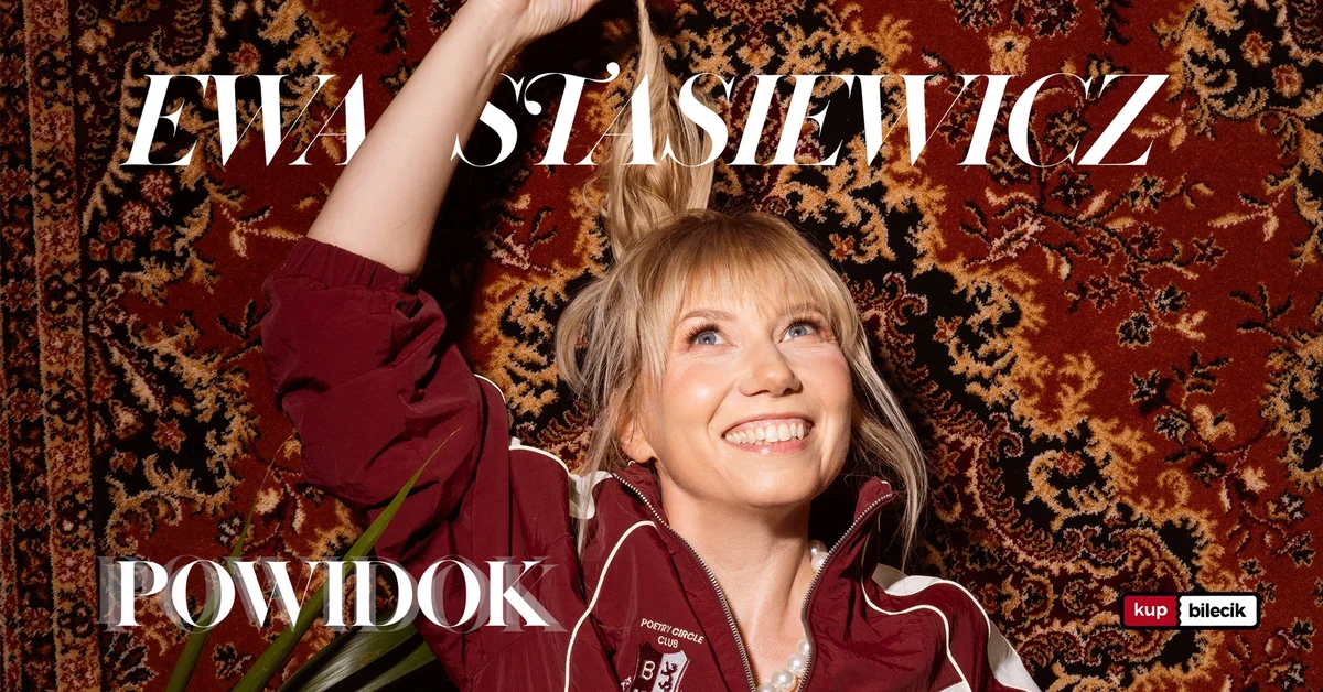 Grafika promocyjna wydarzenia Ewa Stasiewicz „Powidok” w Poznaniu