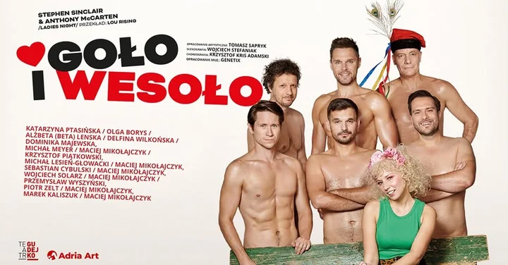 Grafika promocyjna wydarzenia Poznań: Goło i Wesoło — komedia Teatru Gudejko