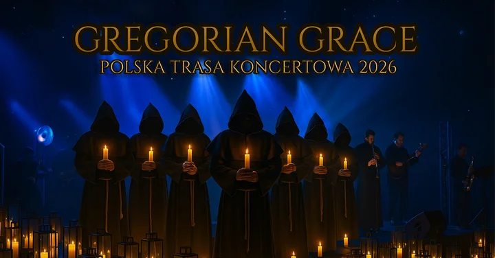 Grafika promocyjna wydarzenia Poznań: Gregorian Grace — chorał gregoriański w nowej, zaskakującej odsłonie