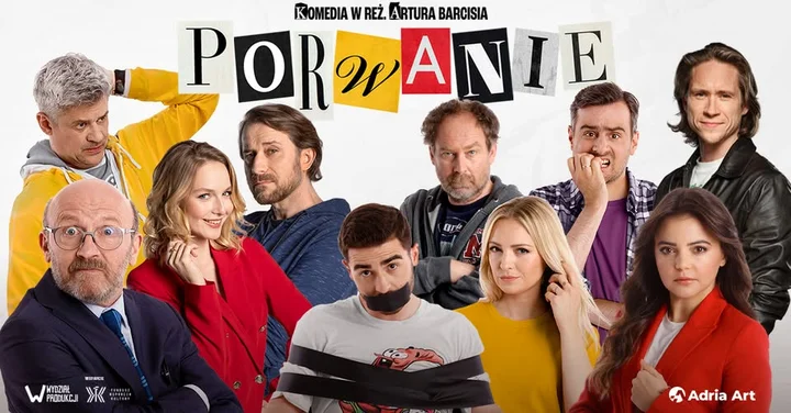 Grafika promocyjna wydarzenia Porwanie — komedia kryminalna Artura Barcisia w Poznaniu