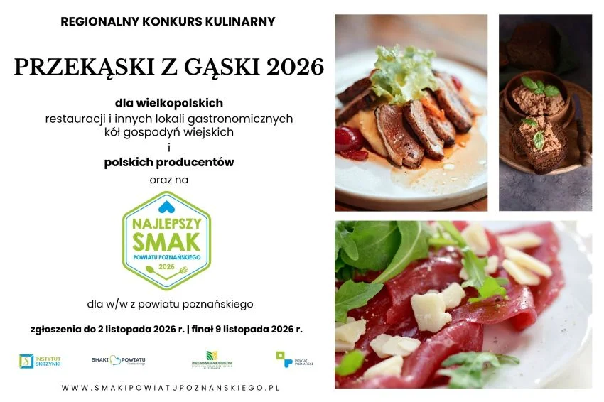 Grafika promocyjna wydarzenia Przekąski z Gąski 2026