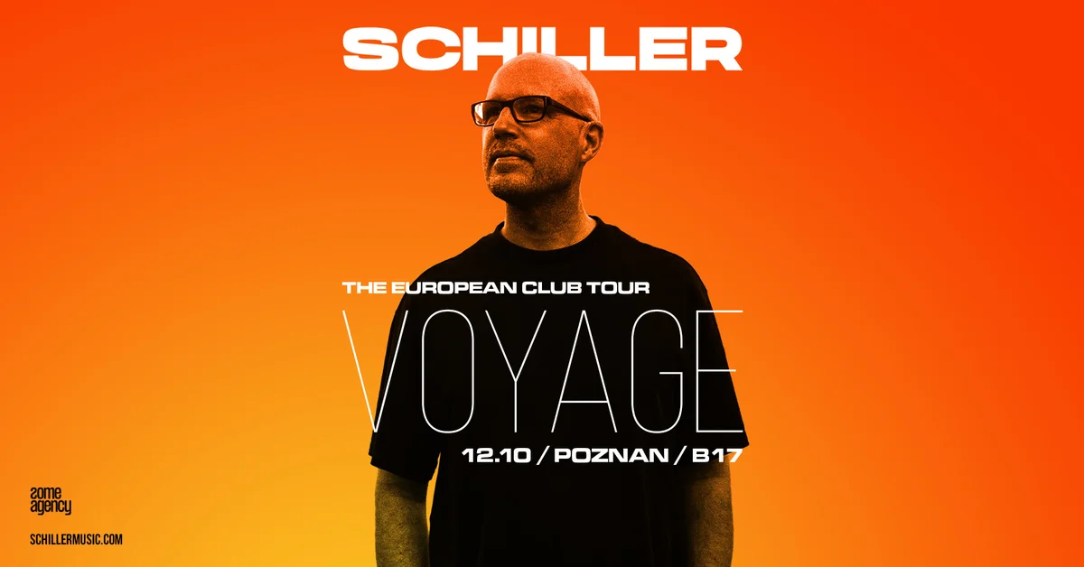 Grafika promocyjna wydarzenia SCHILLER: Club Concert VOYAGE w Poznaniu
