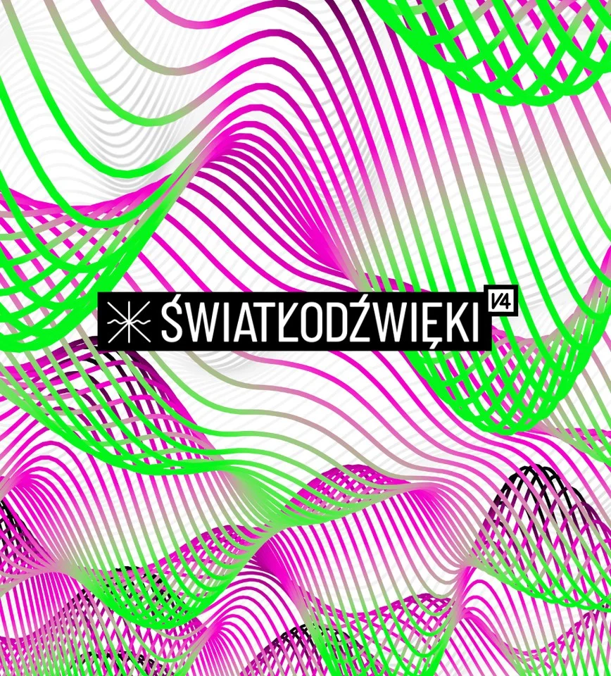 Grafika promocyjna wydarzenia ŚWIATŁODŹWIĘKI V4