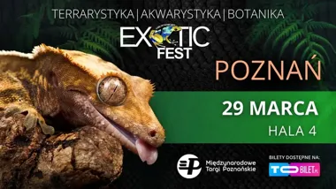 Grafika promocyjna wydarzenia Exotic Fest POZNAŃ — 29 marca 2026, Hala 4 (MTP)
