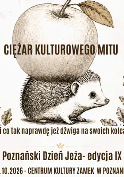 Grafika promocyjna wydarzenia IX Poznański Dzień Jeża