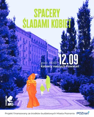 Grafika promocyjna wydarzenia Kobiety naszych powstań