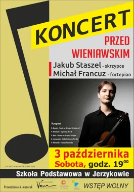 Grafika promocyjna wydarzenia Koncert przed Wieniawskim
