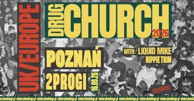 Grafika promocyjna wydarzenia Koncert zespołu Drug Church i support: Liquid Mike, Hippie Trim