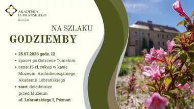 Grafika promocyjna wydarzenia Na szlaku Godziemby - spacer śladami Jana Lubrańskiego po Ostrowie Tumskim