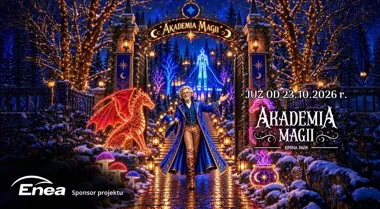 Grafika promocyjna wydarzenia Otwarcie Lumina Park – Akademia magii