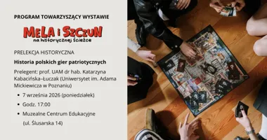 Grafika promocyjna wydarzenia Prelekcja historyczna: Historia polskich gier patriotycznych