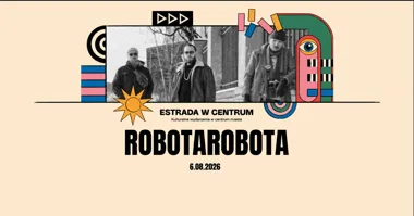 Grafika promocyjna wydarzenia ROBOTAROBOTA