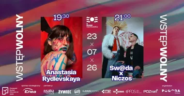 Grafika promocyjna wydarzenia Sw@da x Niczos