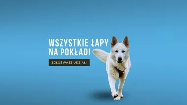 Grafika promocyjna wydarzenia Wuchta Łap Dogtrekking Poznań — spacer z psem po Lasku Marcelińskim