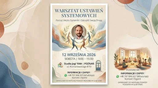 Grafika promocyjna wydarzenia Warsztat Ustawień Systemowych Poznań – głęboki wgląd