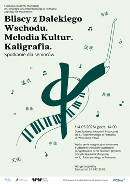 Chińskie znaki, pędzel i muzyka - seniorzy poznają kulturę z bliska