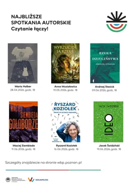 Poznańska biblioteka szykuje serię spotkań autorskich na wiosnę i początek lata