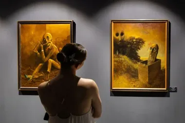 Beksiński w Poznaniu. Wystawa w Hali 1 MTP potrwa do października