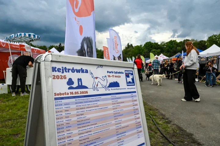 Kejtrówka przyciąga tłumy. Na Cytadeli trwa święto psów i opiekunów
