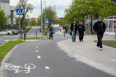 Berdychowski łącznik już gotowy. Rowerzyści zyskali krótszą drogę nad Maltę