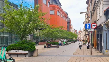 Z Półwiejskiej zniknęło blisko 160 reklam. Był też pas drogowy