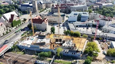 Nowy Teatr Muzyczny rośnie ponad Świętym Marcinem. W środku będzie 1200 miejsc