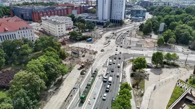 Tramwaje wrócą na Królowej Jadwigi. Węzeł zyska pełną gwiazdę