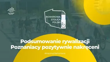 Poznań znów w rowerowej czołówce. Szkoły i firmy pociągnęły wynik