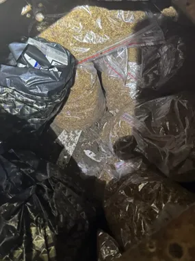 Garaż i opuszczony budynek zdradziły 28 kilogramów nielegalnego towaru