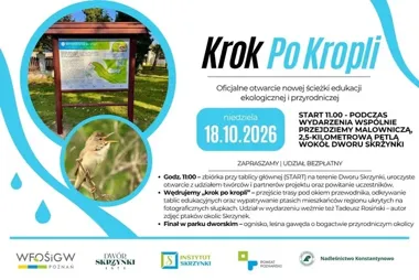 2,5 km przez oz i rynnę polodowcową. W Skrzynkach otwierają nową ścieżkę